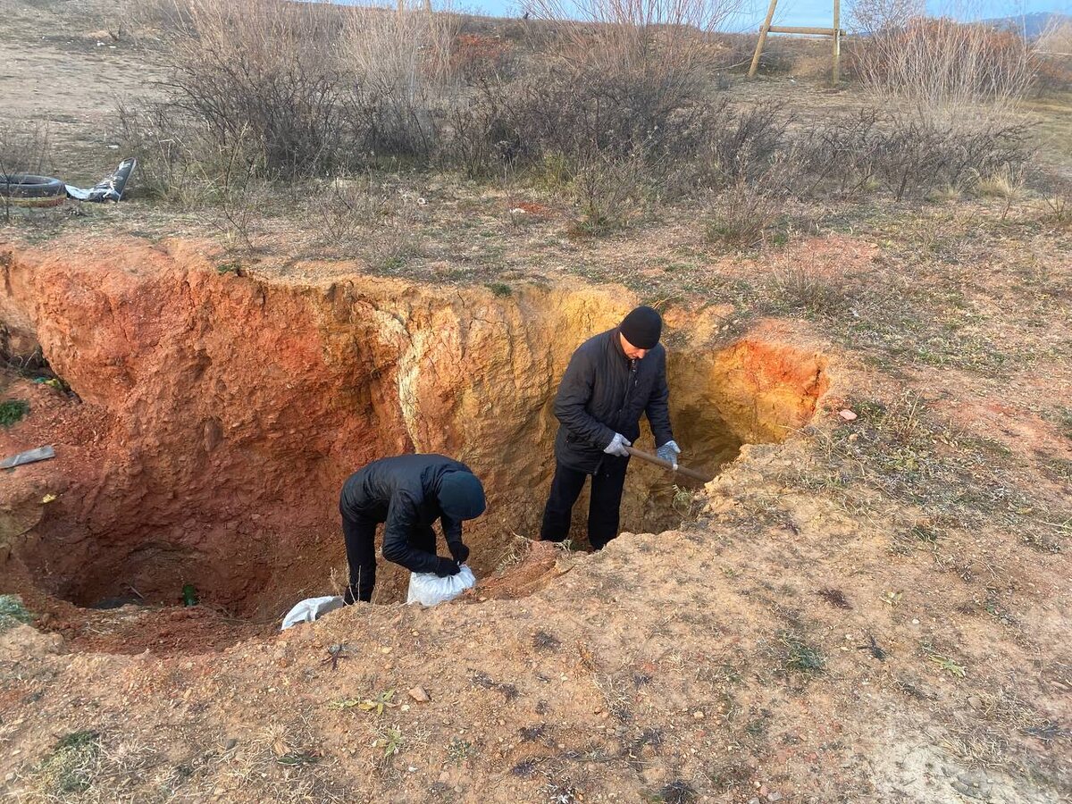 добываем глину