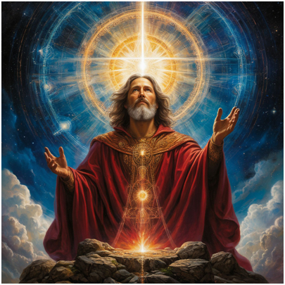 Сгенерировано ИИ- обращение к Небесам, и Высшим Силам.