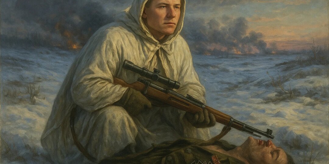 "Расстегнул шинель фрица — и не поверил глазам". Как балтийский моряк победил лучшего снайпера Вермахта