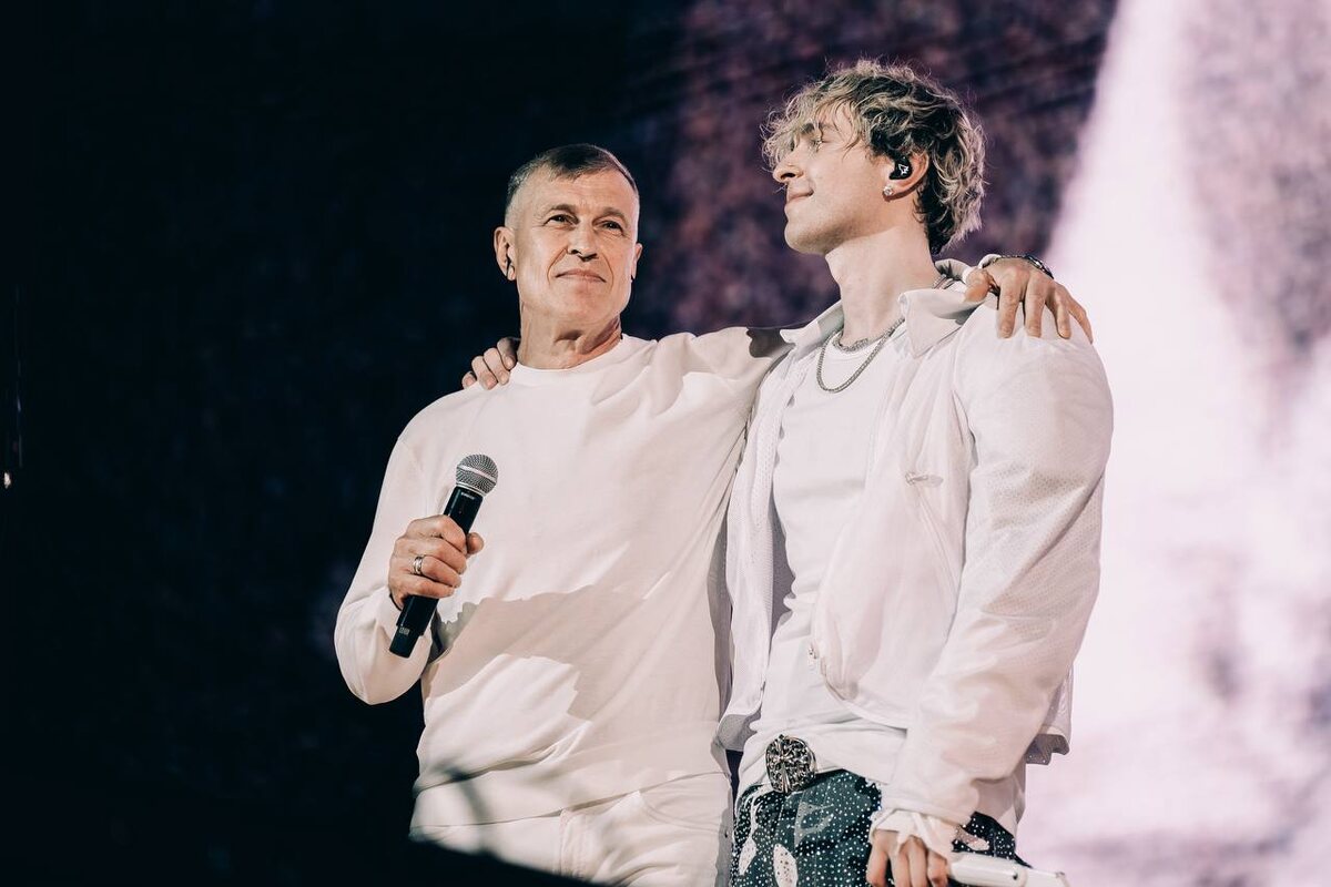 Егор Крид с отцом. Источник: @egorkreed