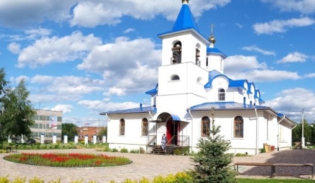 Покровский храм в деревне Новая