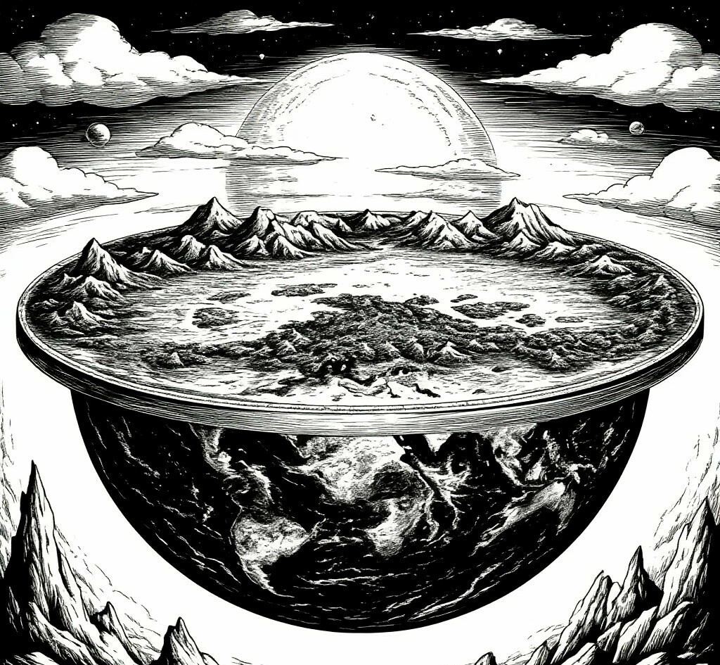 Плоская Земля.