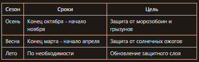 Когда белить