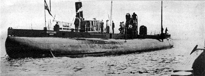 Торговая подводная лодка «Deutschland», U-151