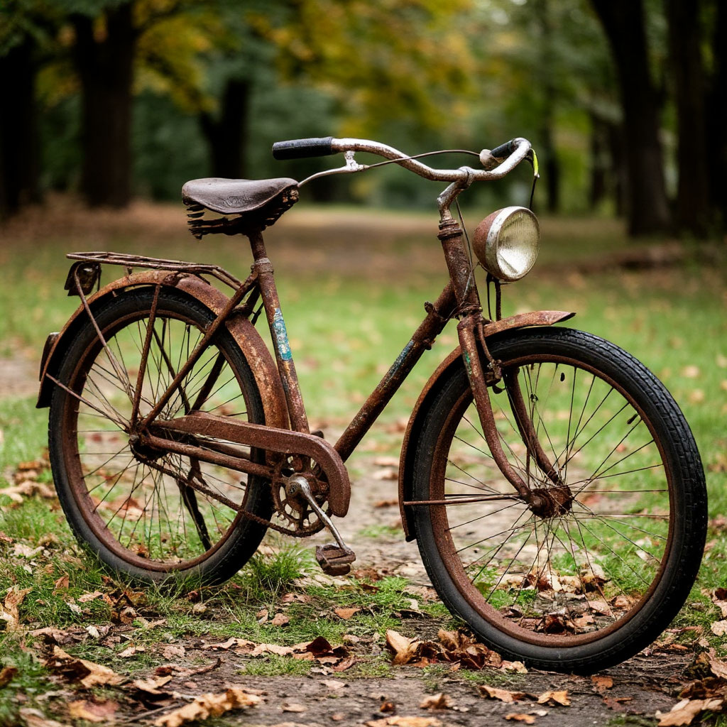 старый велосипед