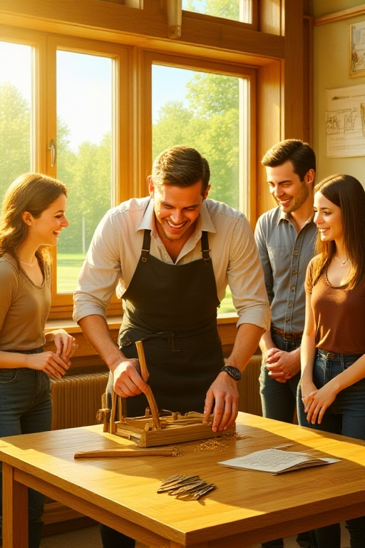 Я знал парня, который бросил юридическую фирму ради столярной мастерской. 