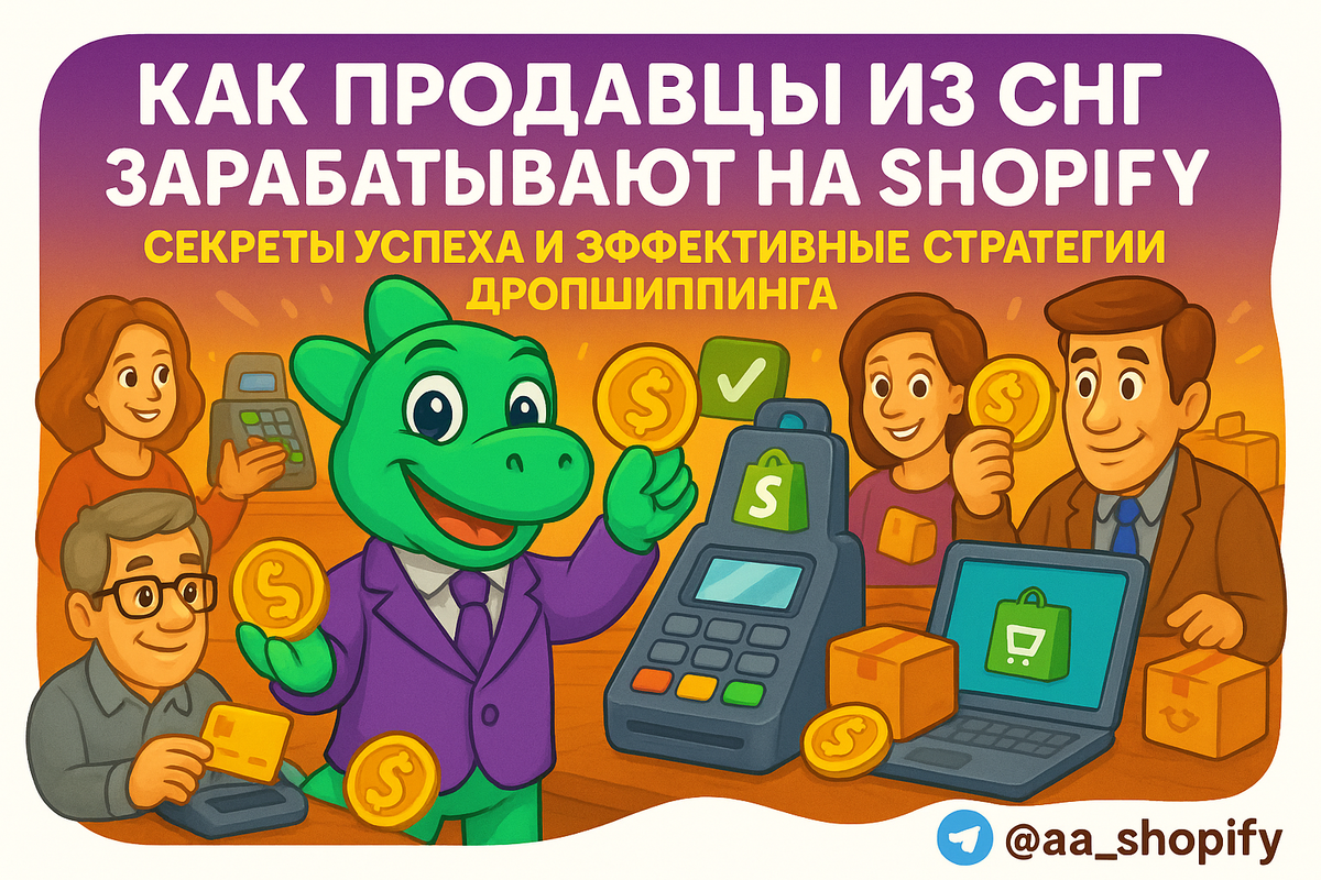    Как продавцы из СНГ зарабатывают на Shopify: секреты успеха и эффективные стратегии дропшиппинга aa_ecom