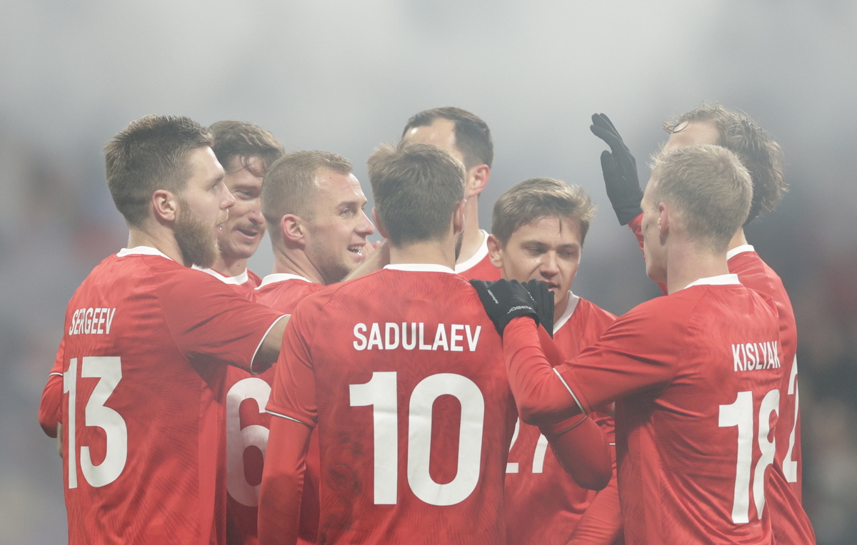    Игроки сборной России  Михаил Синицын/ТАСС