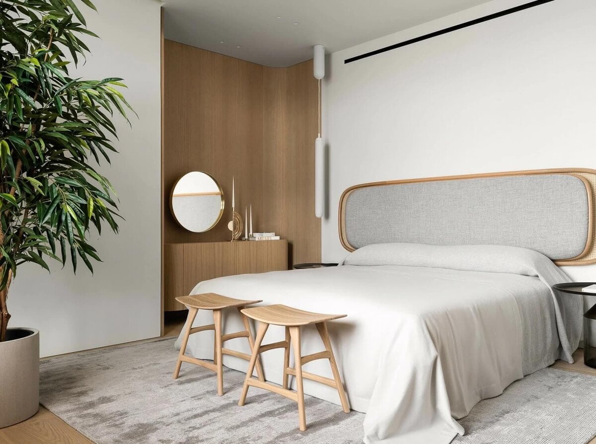 Интерьер квартиры в медовых оттенках, архитектурное бюро Babayants Architects