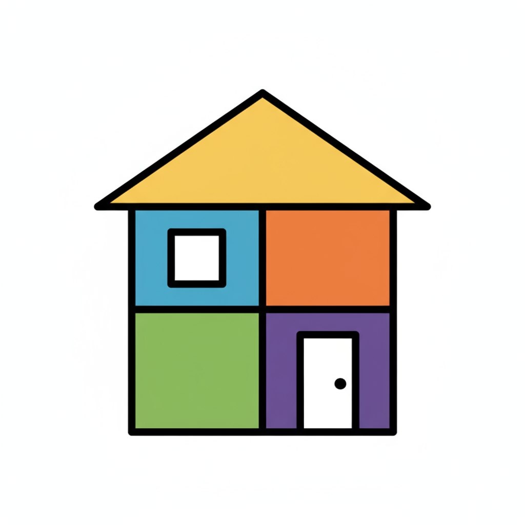 Делите дом на зоны