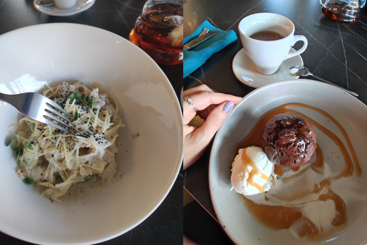 Мой обед и десерт 