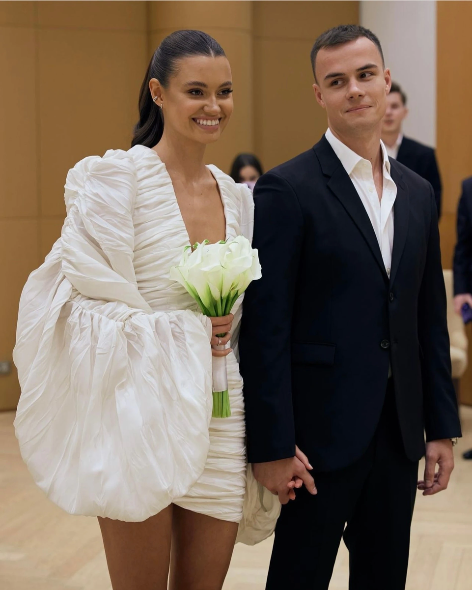    Катя Голден с мужем