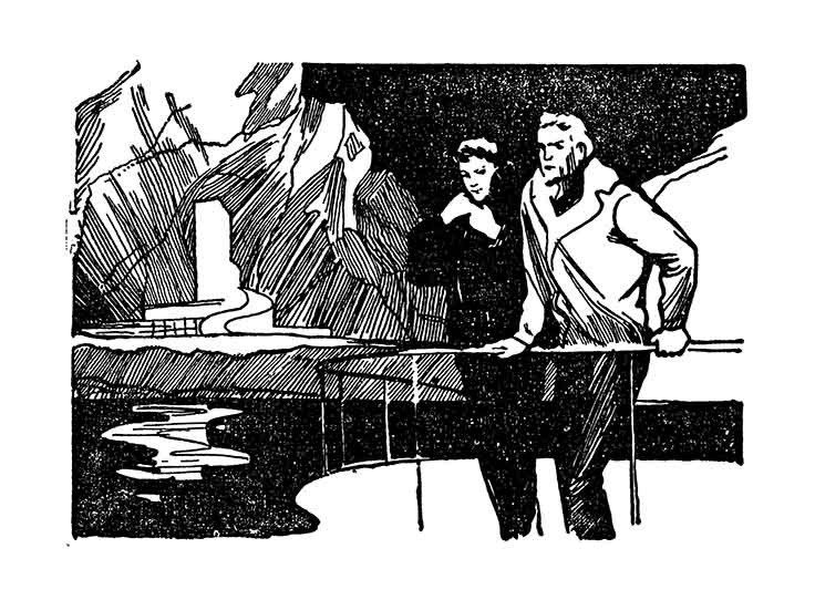 Леонид Бирюков. Иллюстрация к сборнику Генриха Альтова "Легенда о Звездных капитанов". Изображение взято из открытых источников