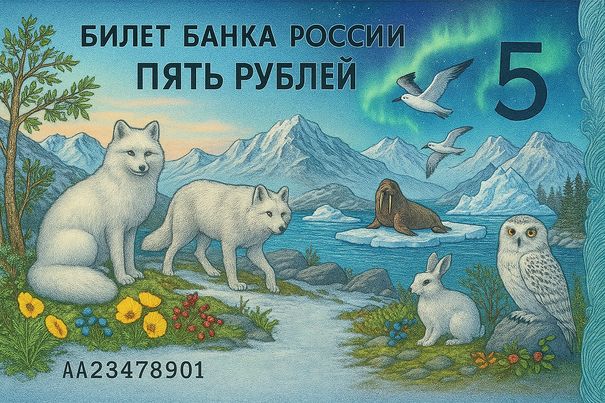 Аверс 5 рублей