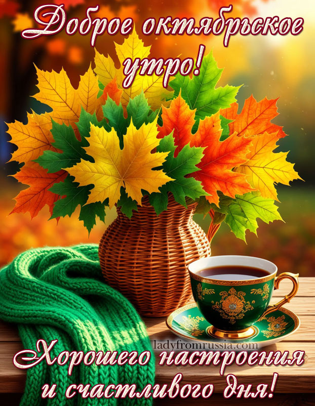 Доброе октябрьское утро! Хорошего настроения и счастливого дня!