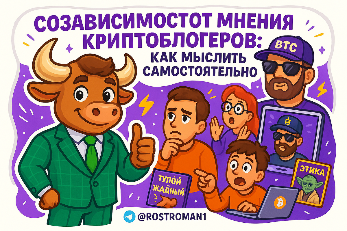    Созависимость от мнения криптоблогеров: почему 9 из 10 трейдеров теряют свой капитал РоСТ | Роман о Системном Трейдинге