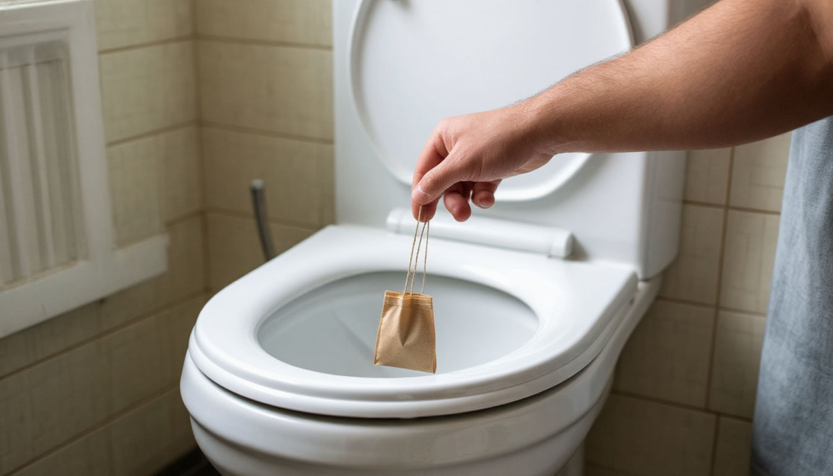    Уходя из дома, закидываю чайный пакетик в унитаз - уникальный совет знакомой горничной