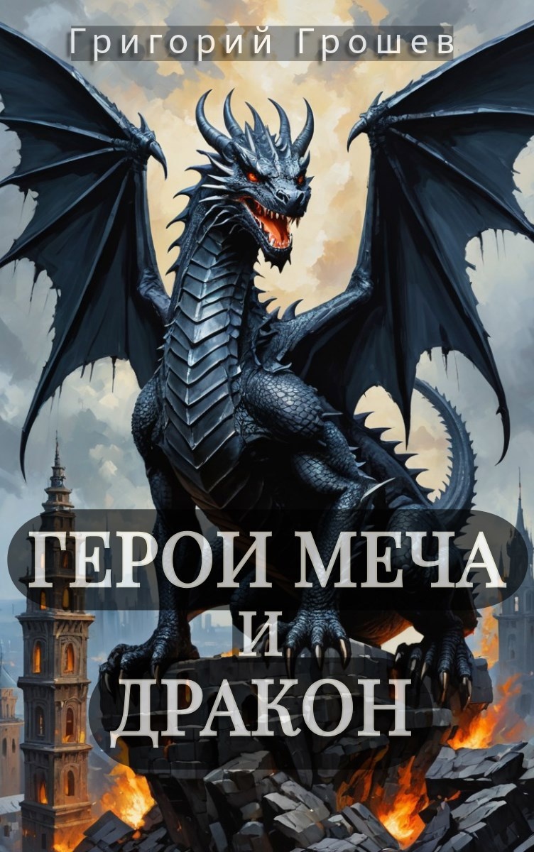 Обложка романа «Герои меча и дракон»