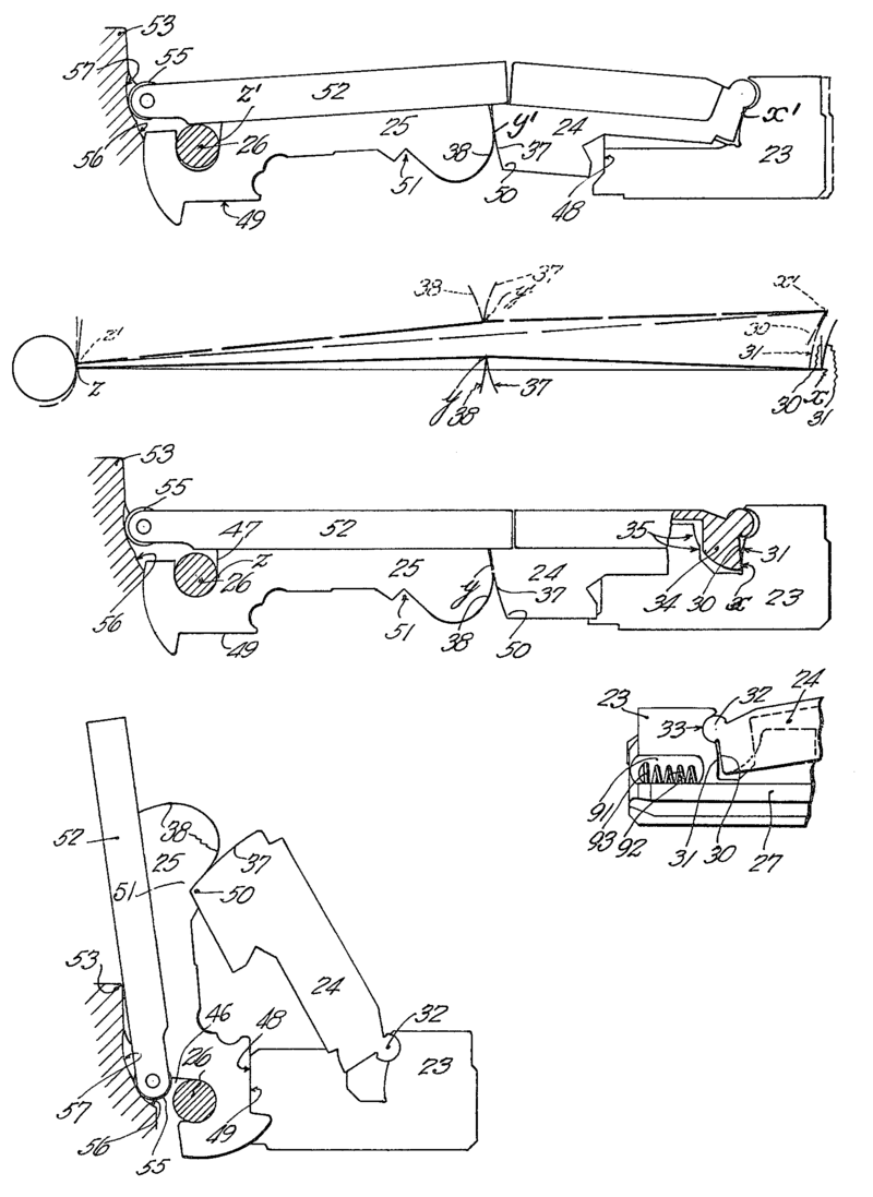 Патент на систему замедления парой рычагов