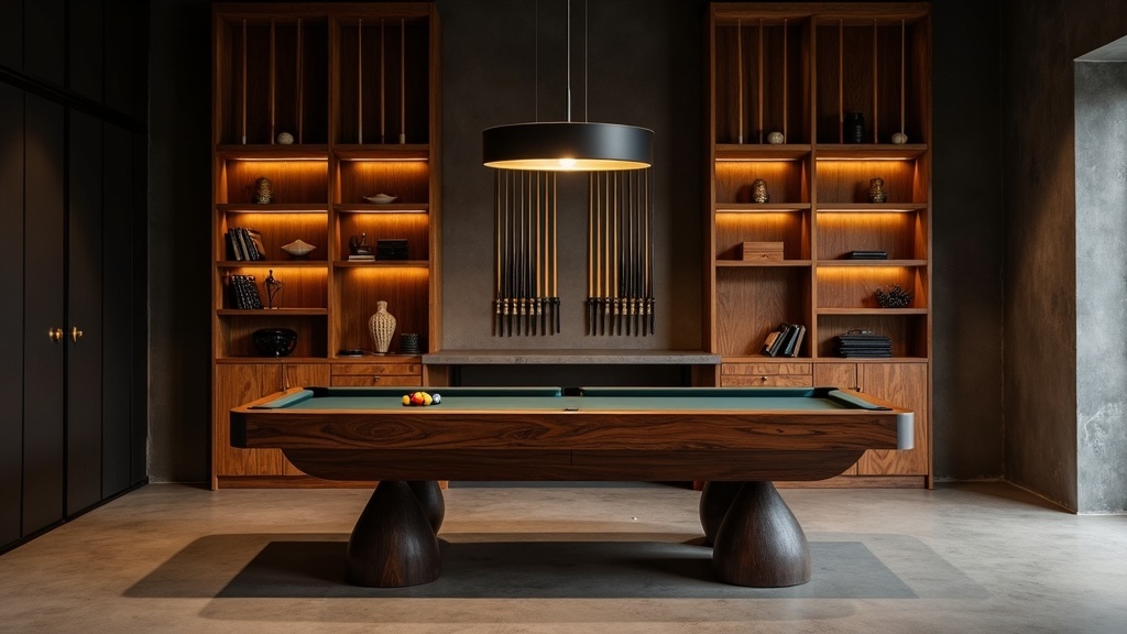    Ищете идеальную мебель для бильярдной комнаты? Мы предлагаем стильные киевницы, удобные полки и барные столы. Создайте уютный интерьер с нашими дизайнерскими решениями! admin