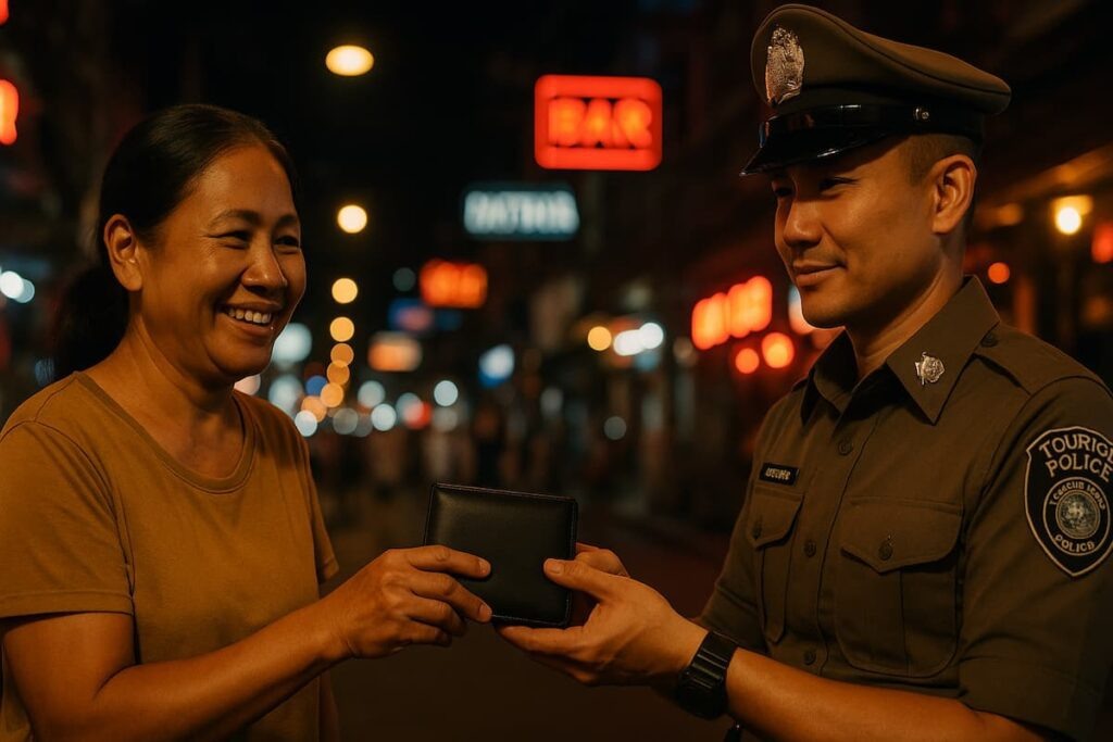    Честная работница go-go бара в Паттайе вернула туристу 200 000 бат