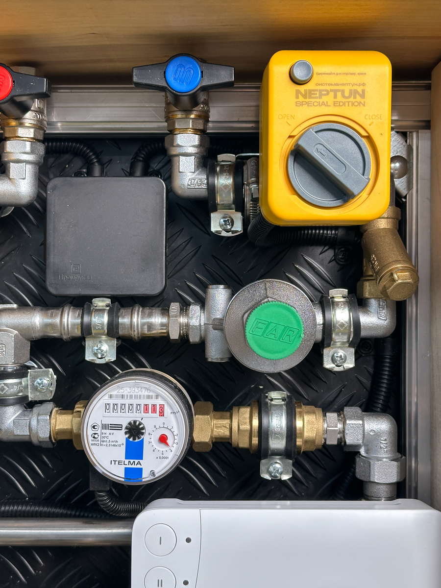 В готовом узле водоснабжения детали закупаются напрямую и оптом