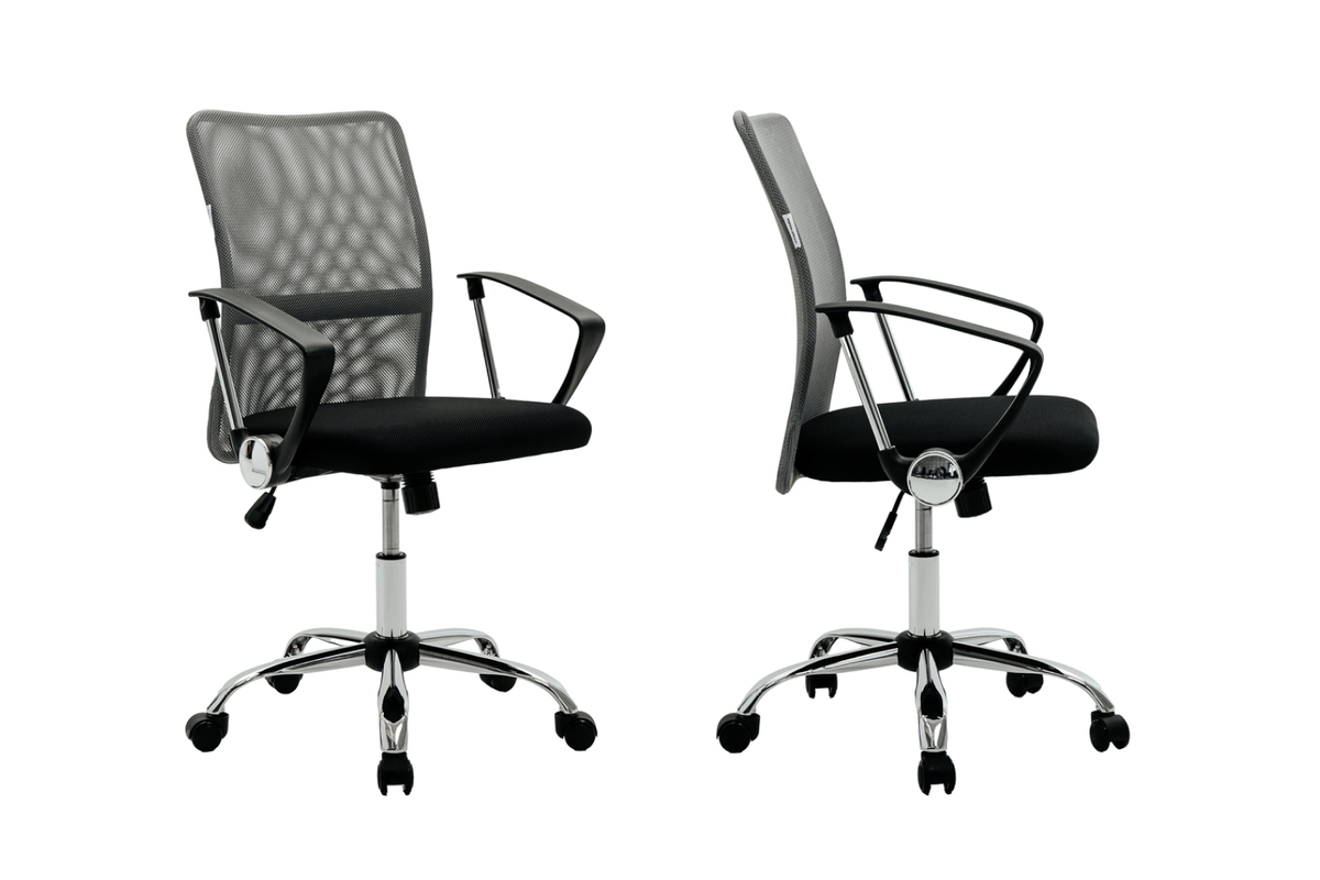 В наличии варианты с серой или черной сеткой на спинке. 