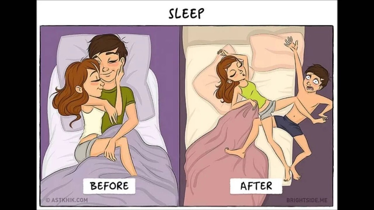 До брака и после