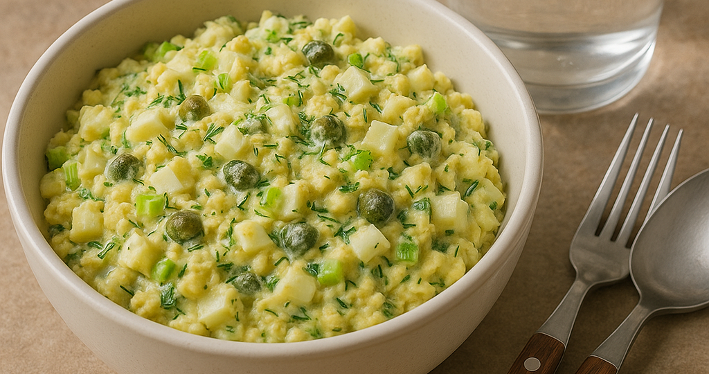 Яичный салат для диабетиков: быстрый, сытный и без скачков сахара