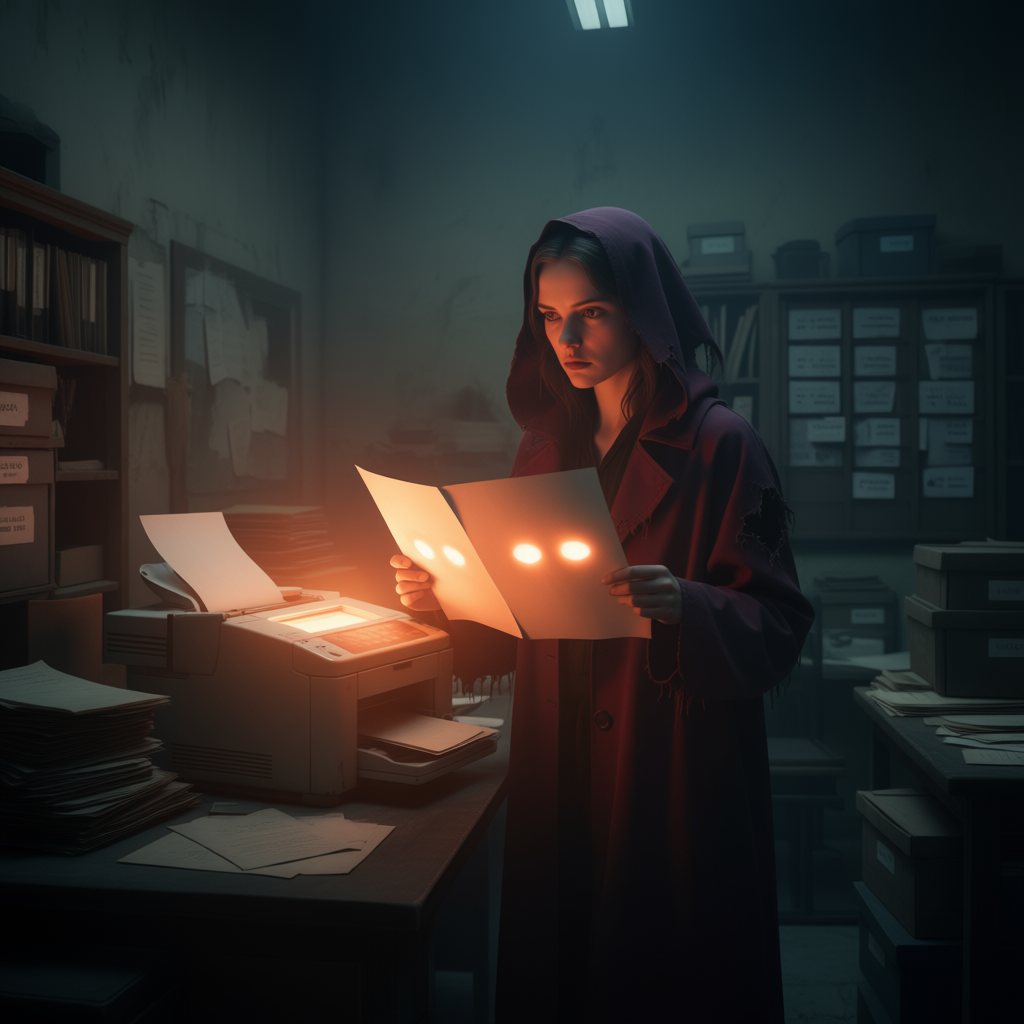 Я взяла еще теплый, пахнущий статикой лист. И обомлела.