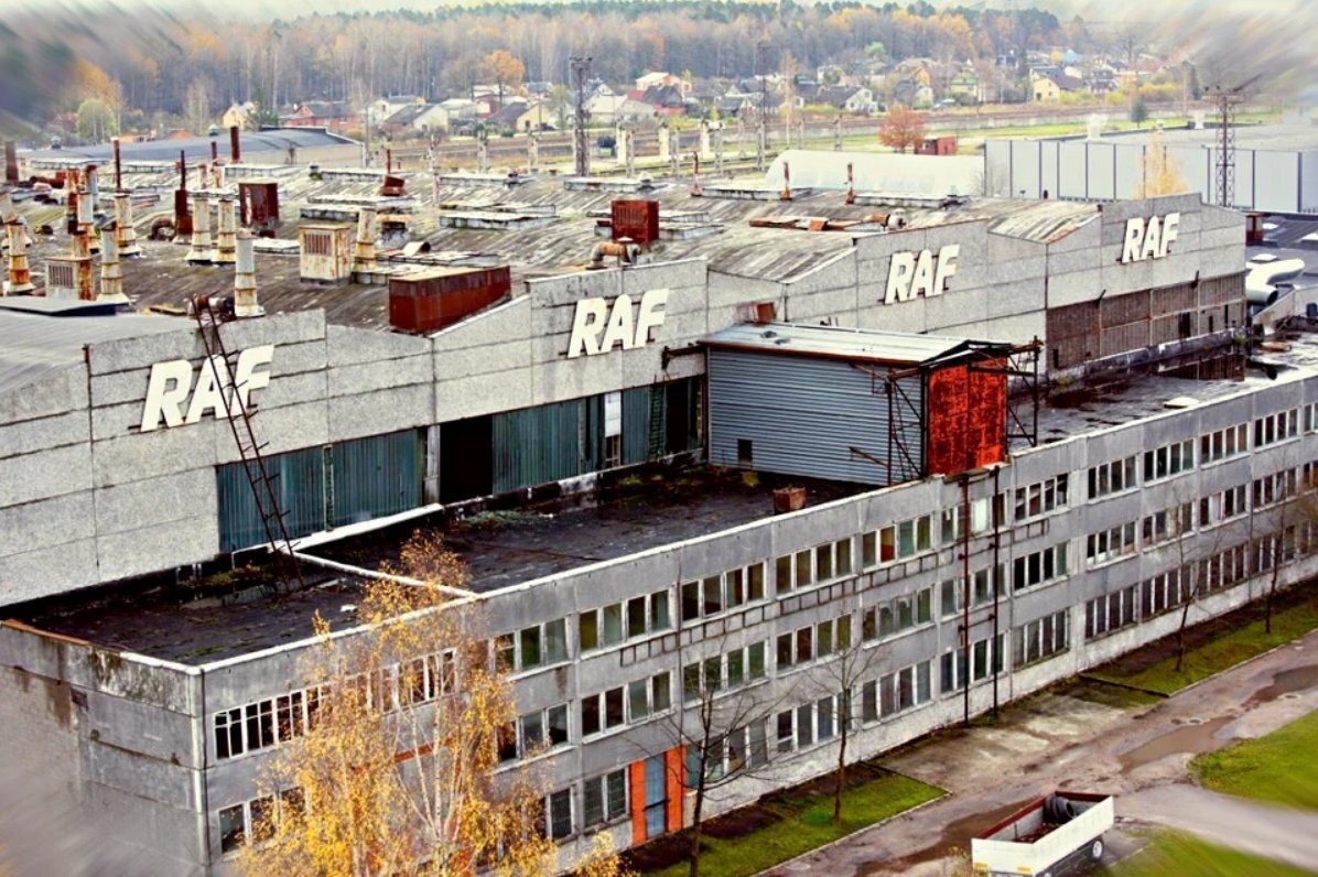Рижская автобусная фабрика (РАФ) сейчас. Источник иллюстрации - Яндекс.Картинки