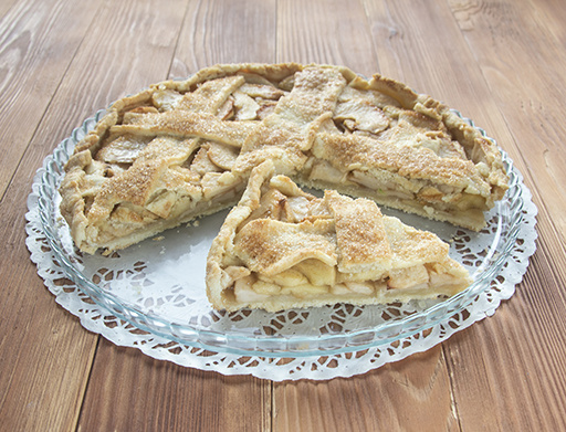 Пирог Яблочная кростата