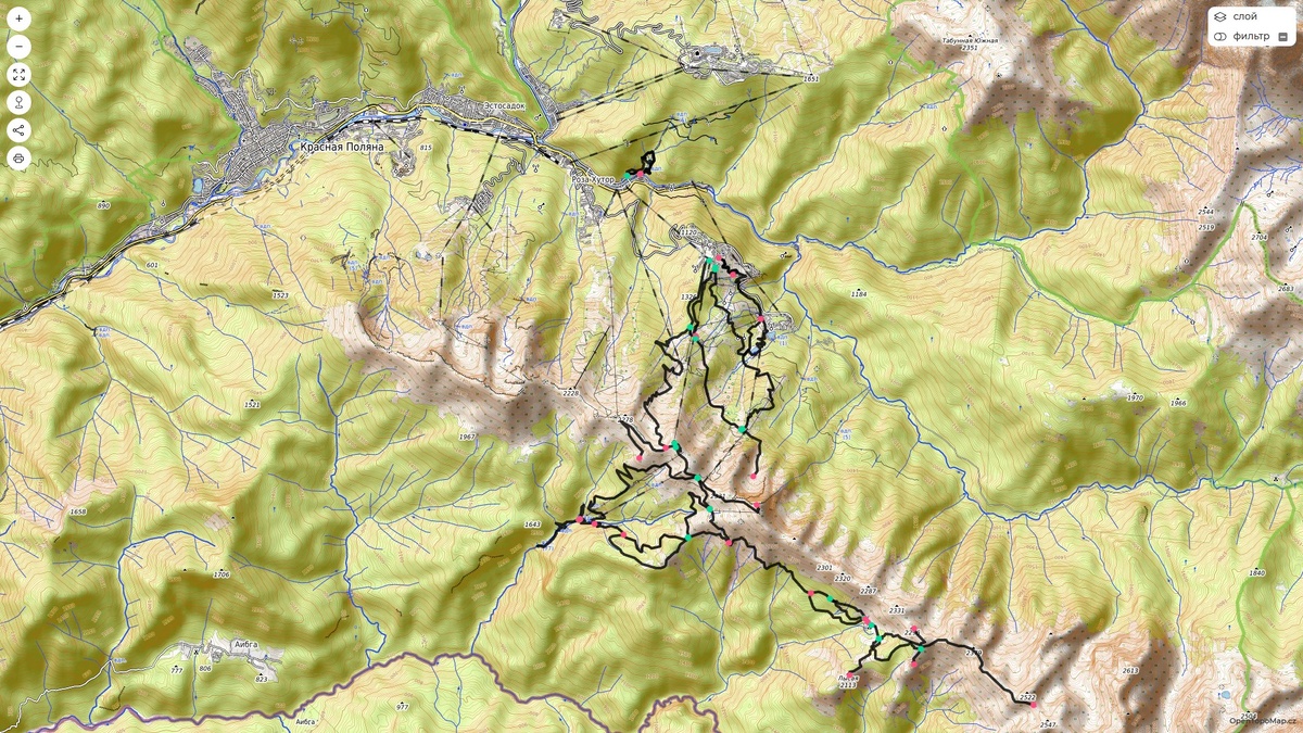Интерактивная карта с сайта