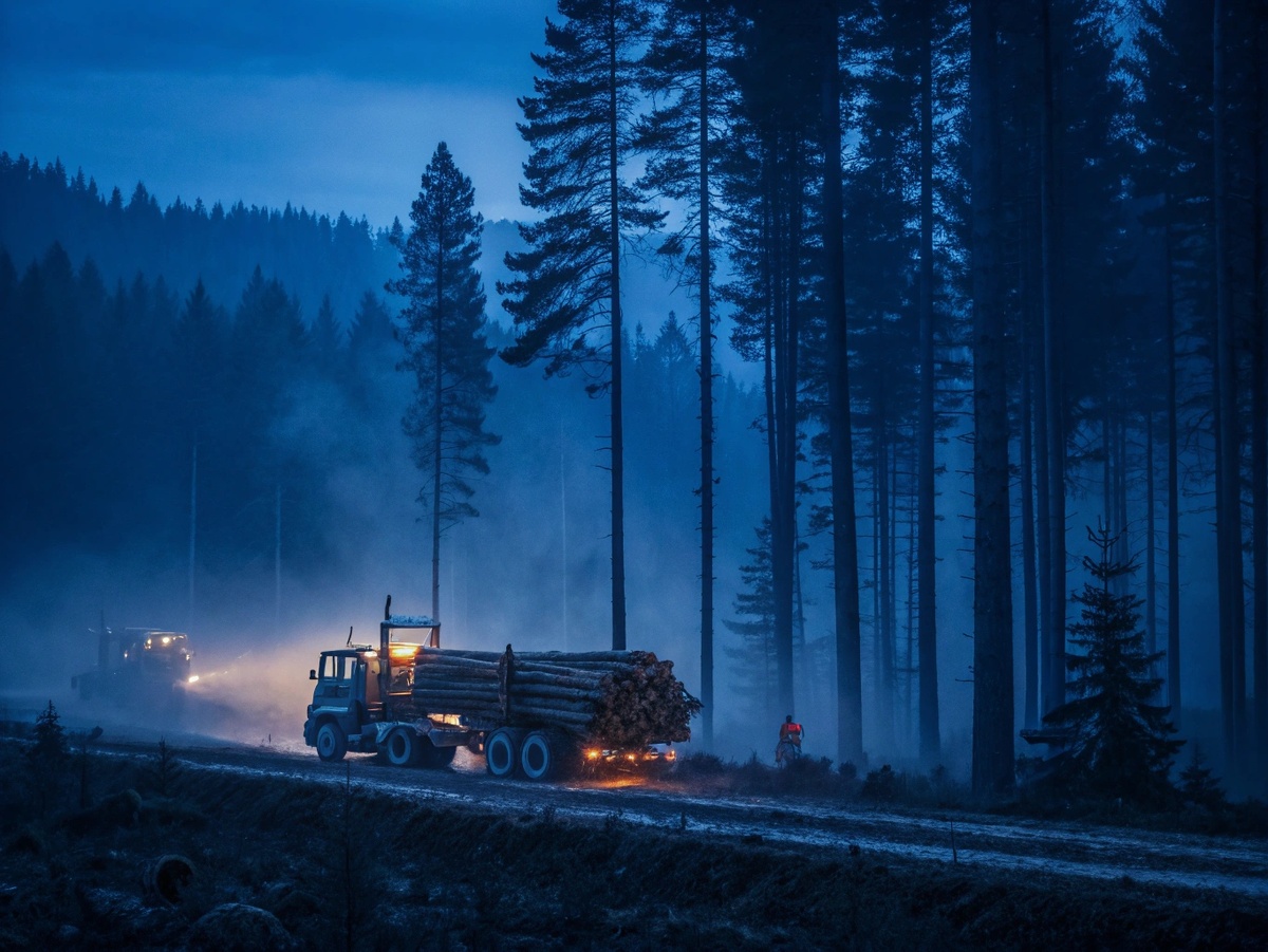 Обязательный ГЛОНАСС-мониторинг для лесной техники