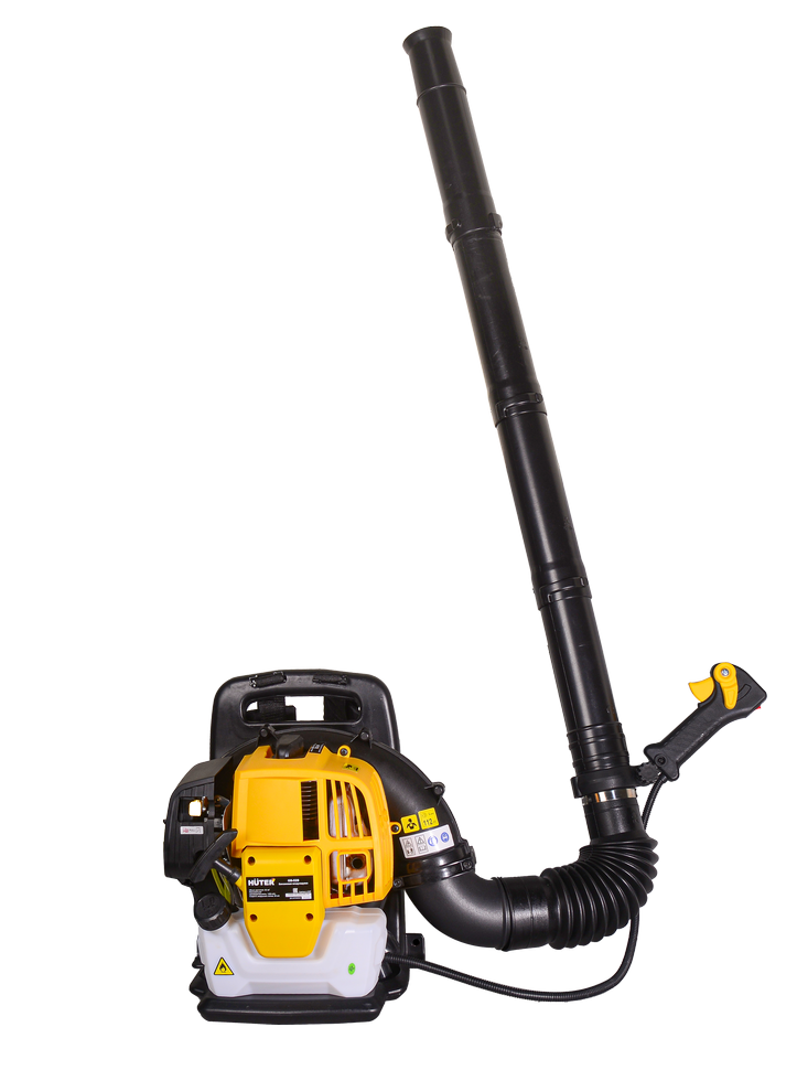 Воздуходувка бензиновая Huter GB-52S: 1350 м³/ч, 2,15 кВт, 1.4 л., обдув, ранцевая система