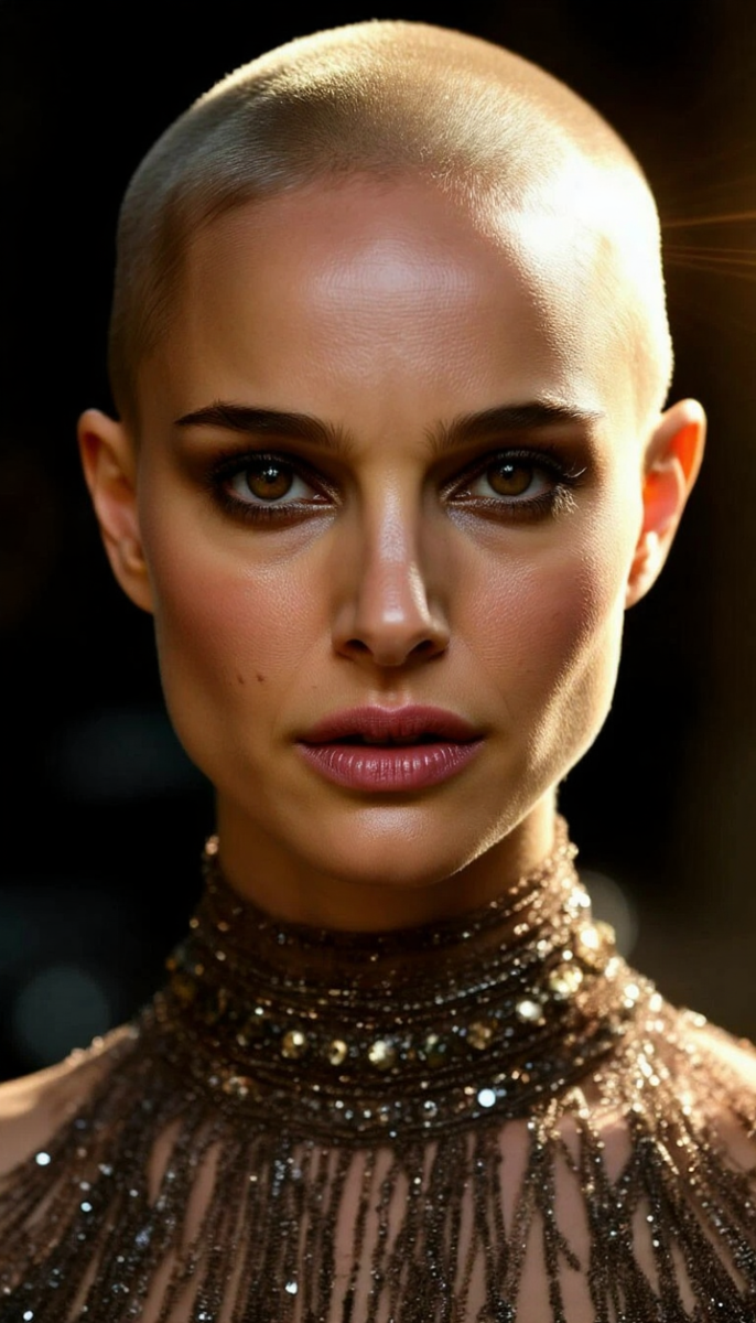 Сгенил Натали Портман - как будто фото профессиональное.