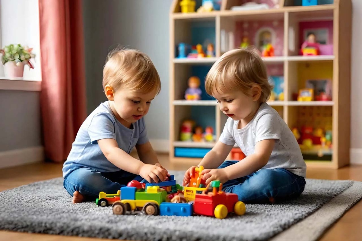 Если уход осуществляется одновременно за двумя детьми, сумма пособия удваивается.  Фото: Изображение сгенерировано нейросетью Kandinsky 3.1