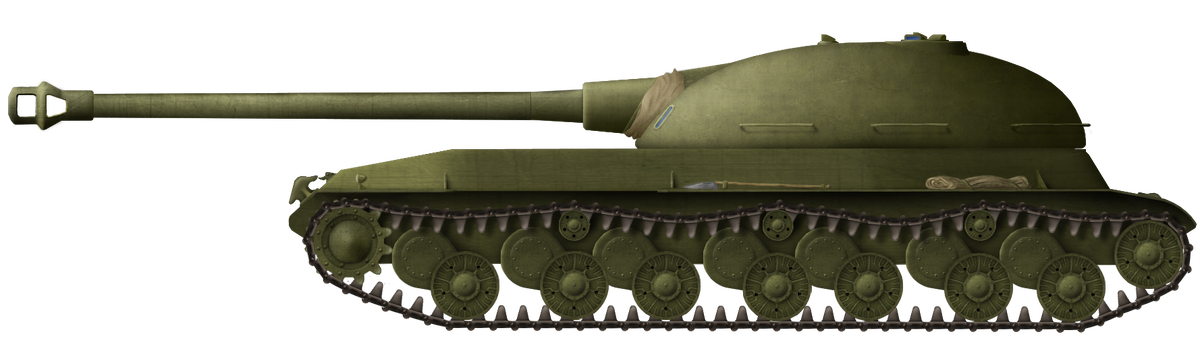 Художественное изображение среднего танка Гремякина, выполненное Alex Tarasov. Изображение в свободном доступе.