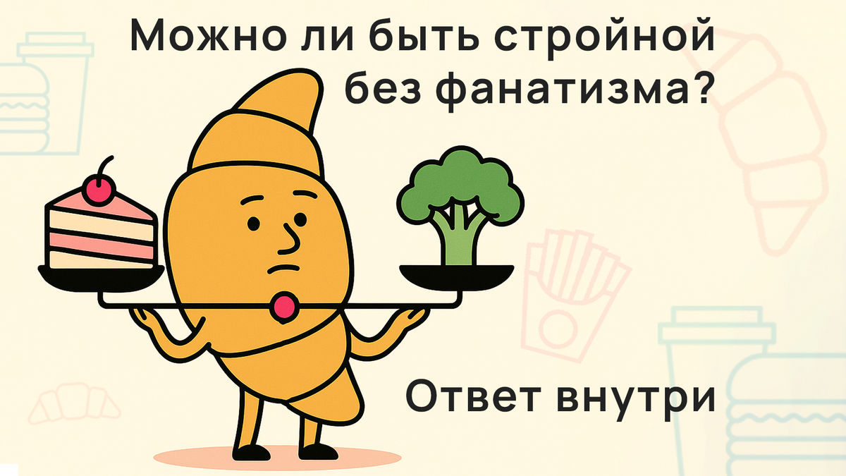 Правило 80/20: баланс между брокколи и тортом