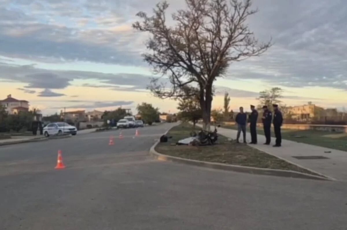    В поселке Заозерное в Крыму в ДТП погиб 65-летний водитель мопеда