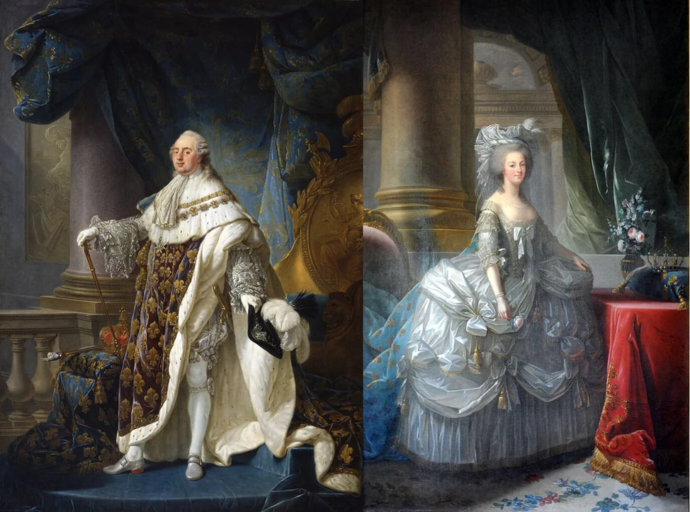 Людовик XVI и Мария Антуанетта 