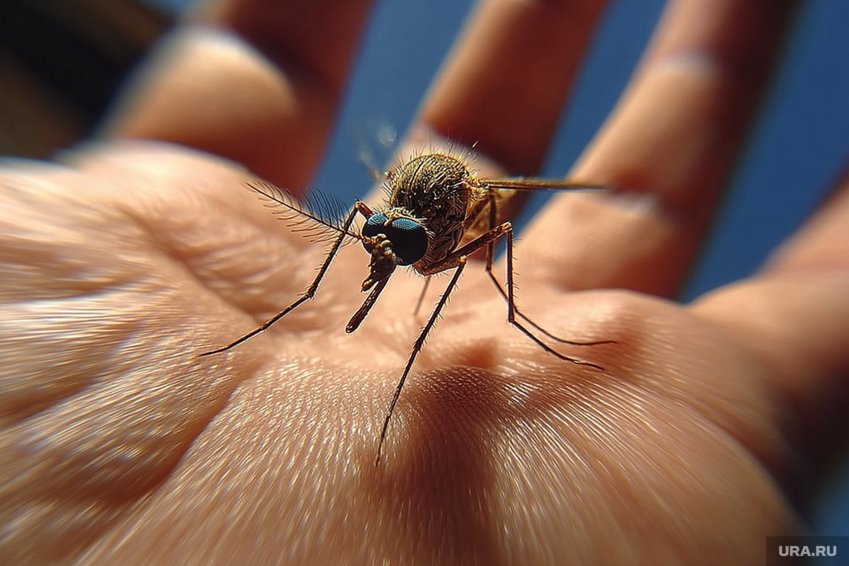 Переносчиком опасного вируса являются комары. Фото: Создано в Midjourney © URA.RU