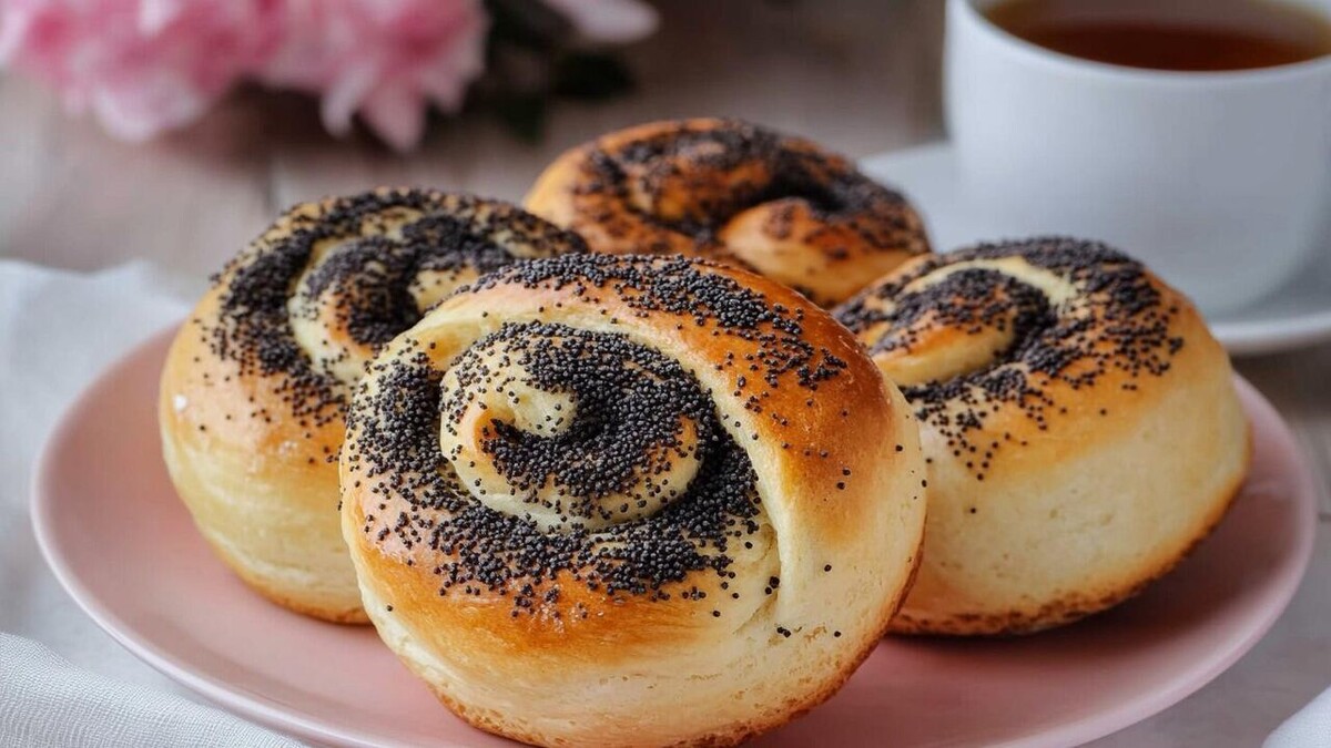 Булочка с маком