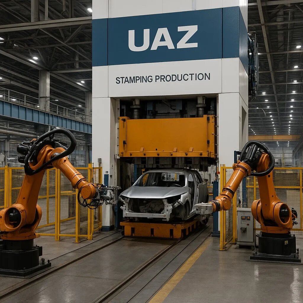 УАЗ запускает новое прессовое производство: 20 000 кузовов в год