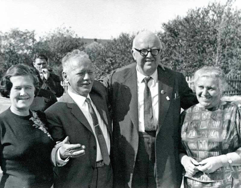 П. Х. Джонсон, М. А. Шолохов, Ч. П. Сноу, М. П. Шолохова