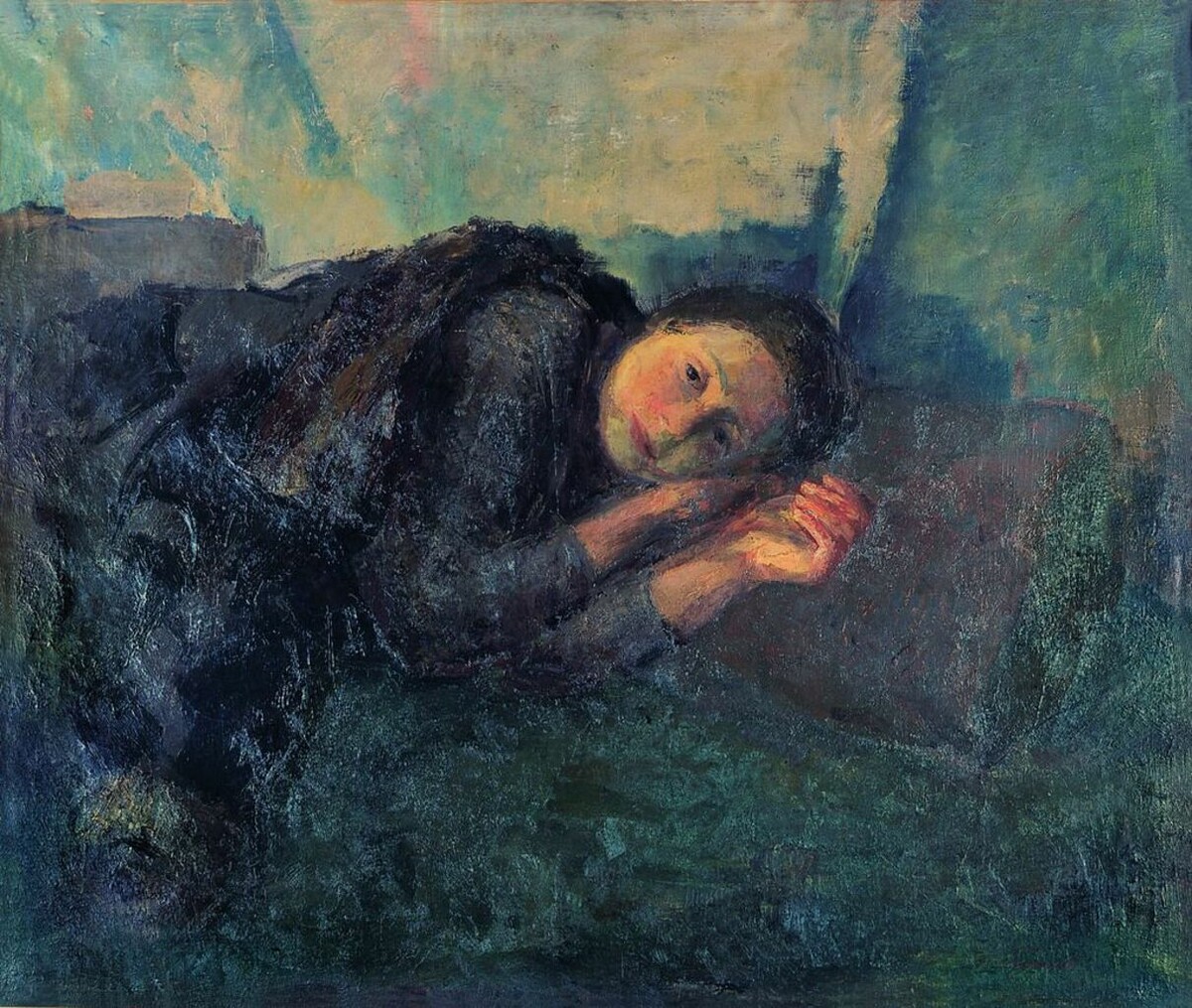 Лежащая. 1929