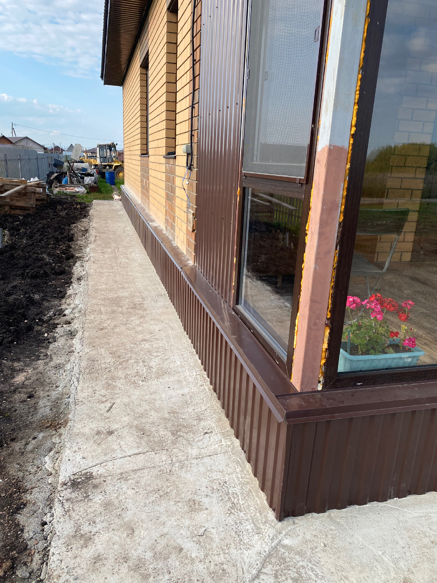 Отделка профнастилом