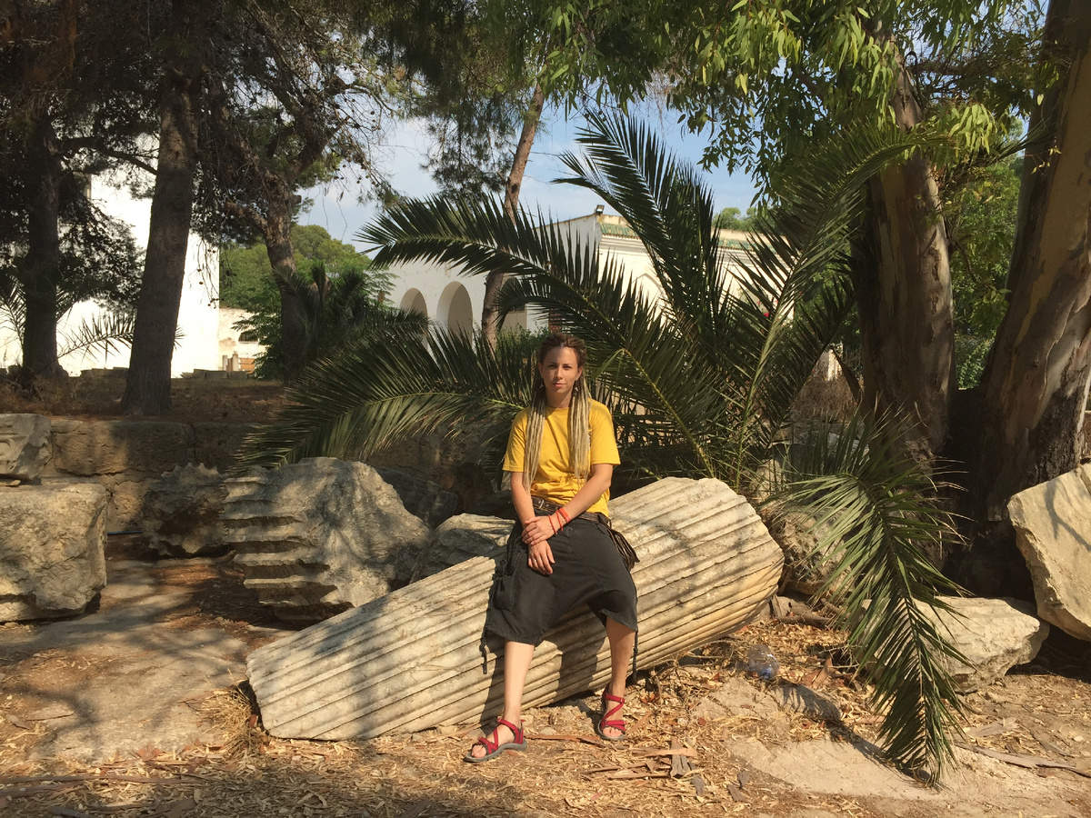 Развалины древнего города Карфаген, Тунис, август, 2019