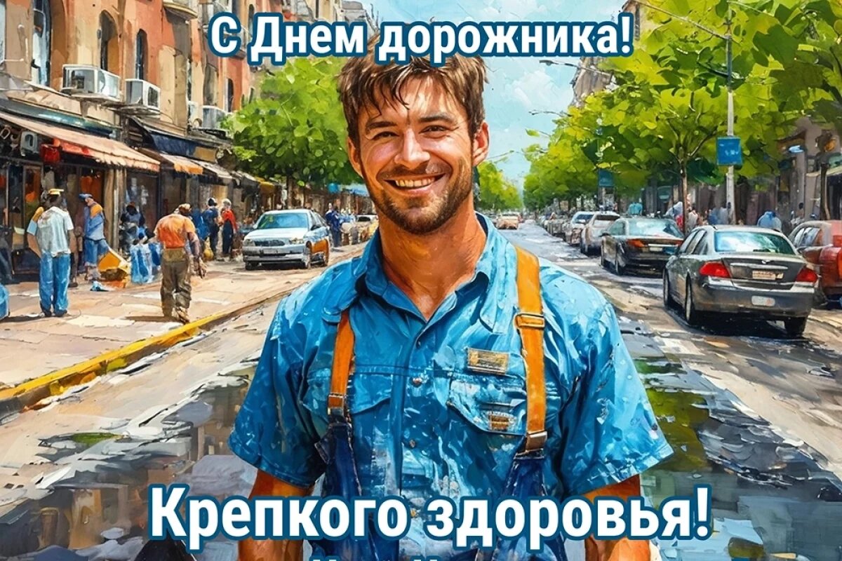    20+ открыток с Днем работников дорожного хозяйства.