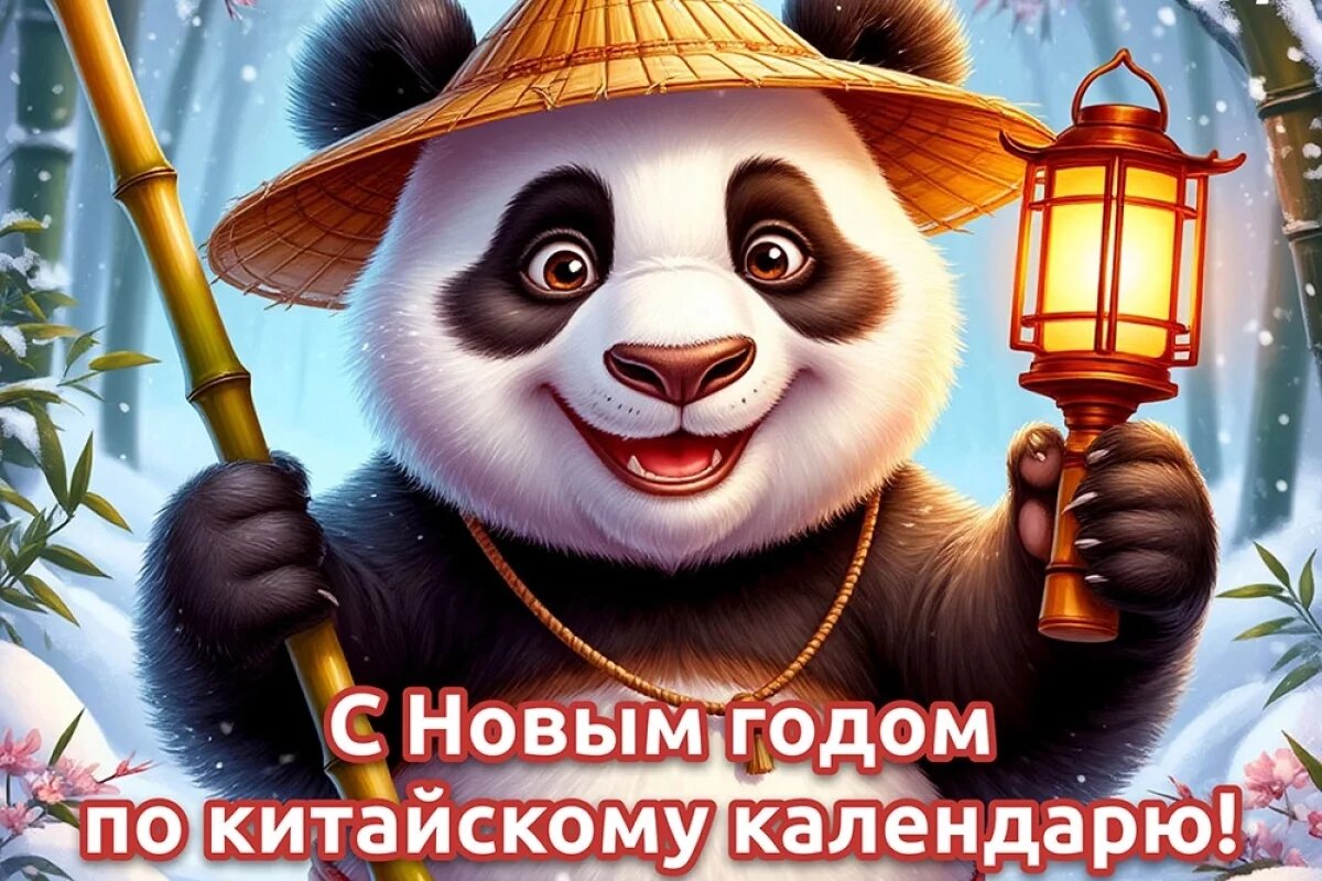    50+ открыток с Китайским Новым годом.